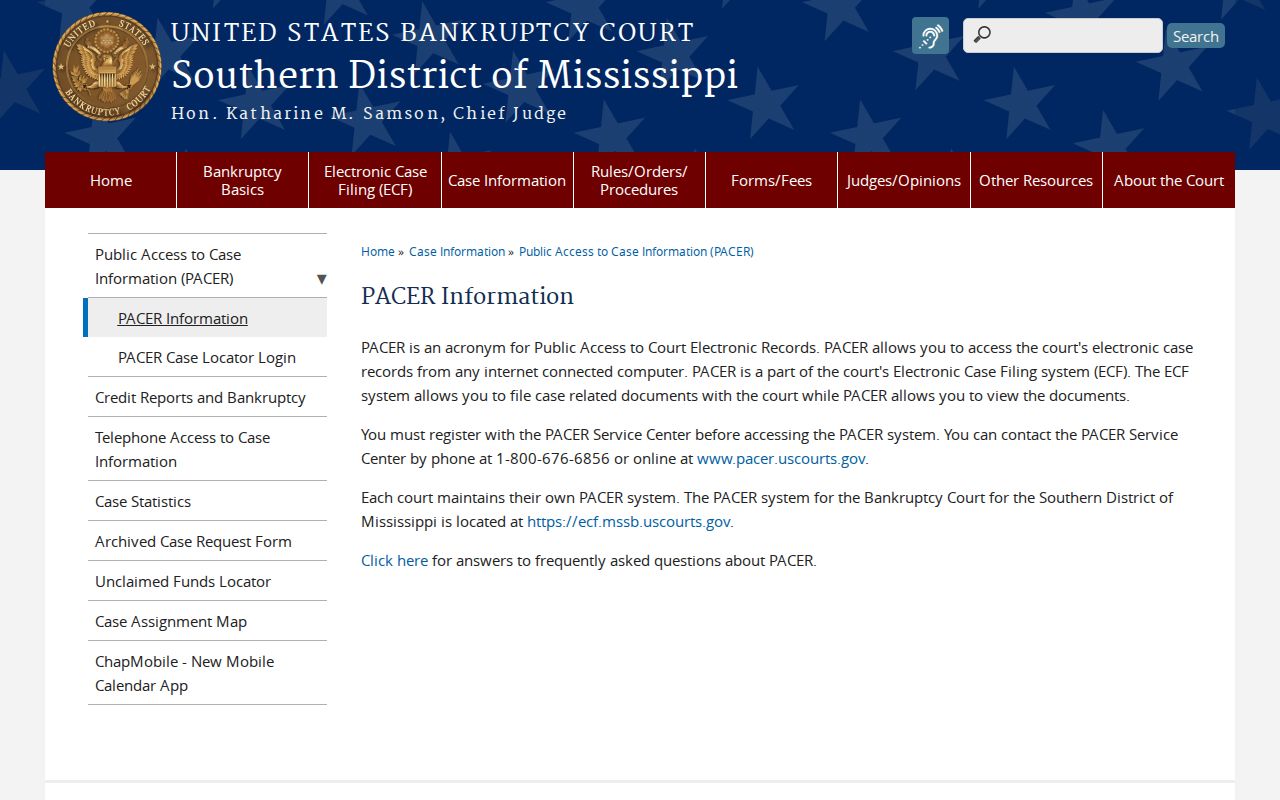 Yazoo County traffic court records federal access boundary